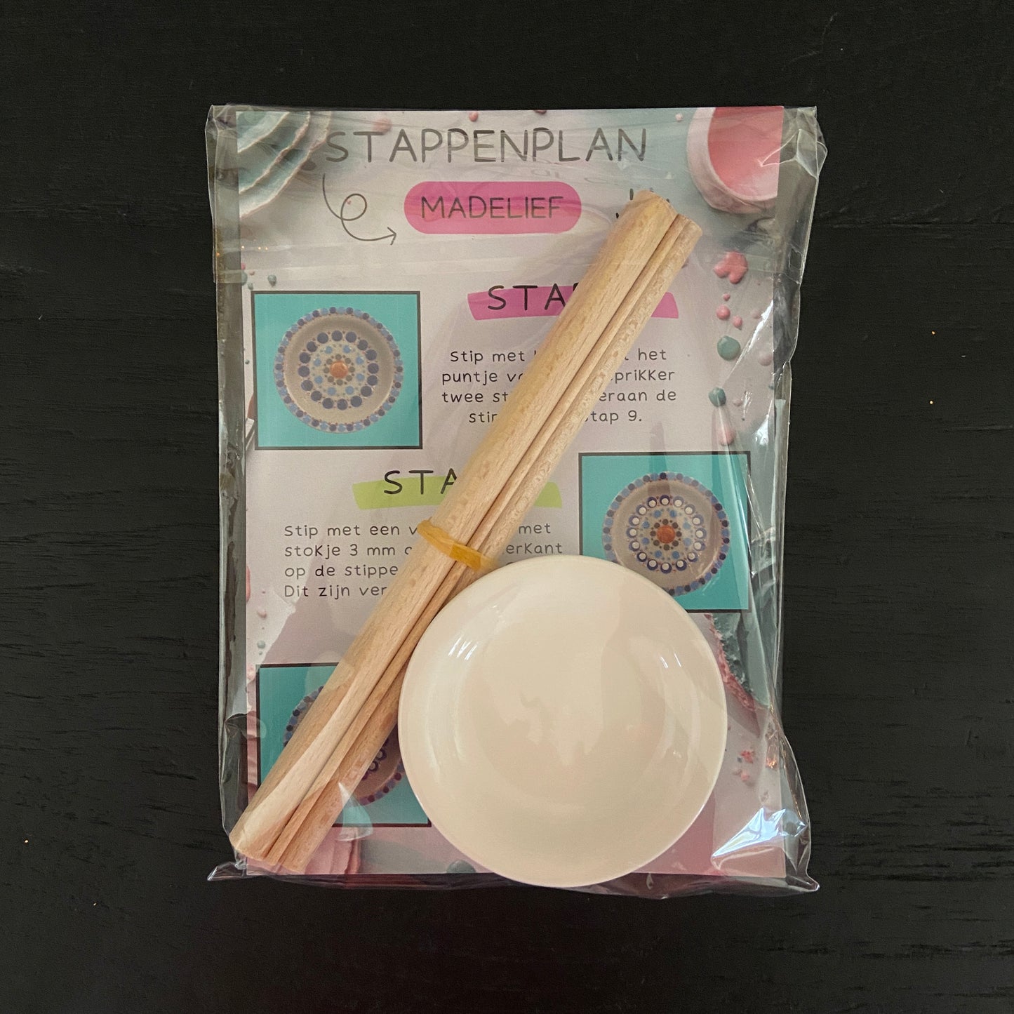 Stippatroon Madelief stipset