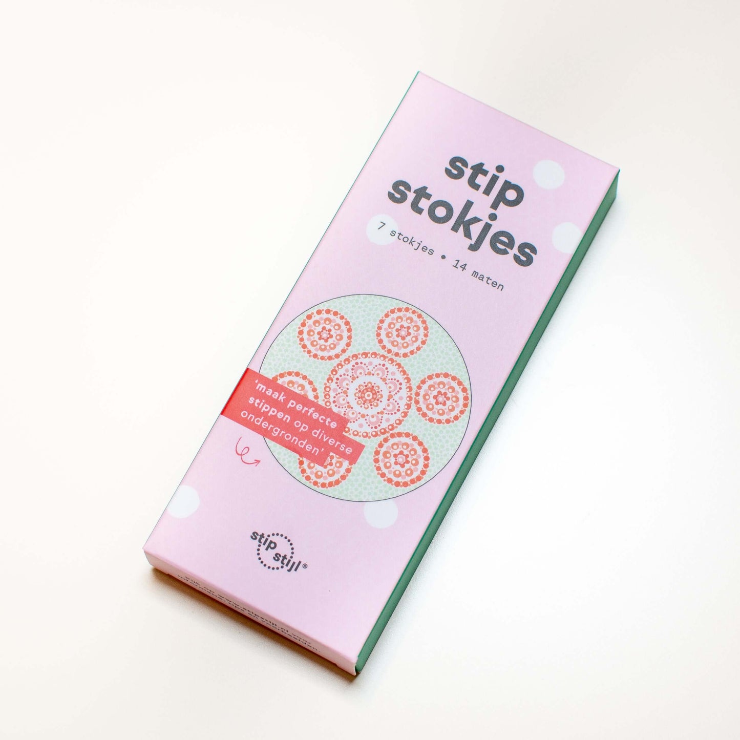 Stipstijl stipstokjes set van 7 stokjes, 14 maten