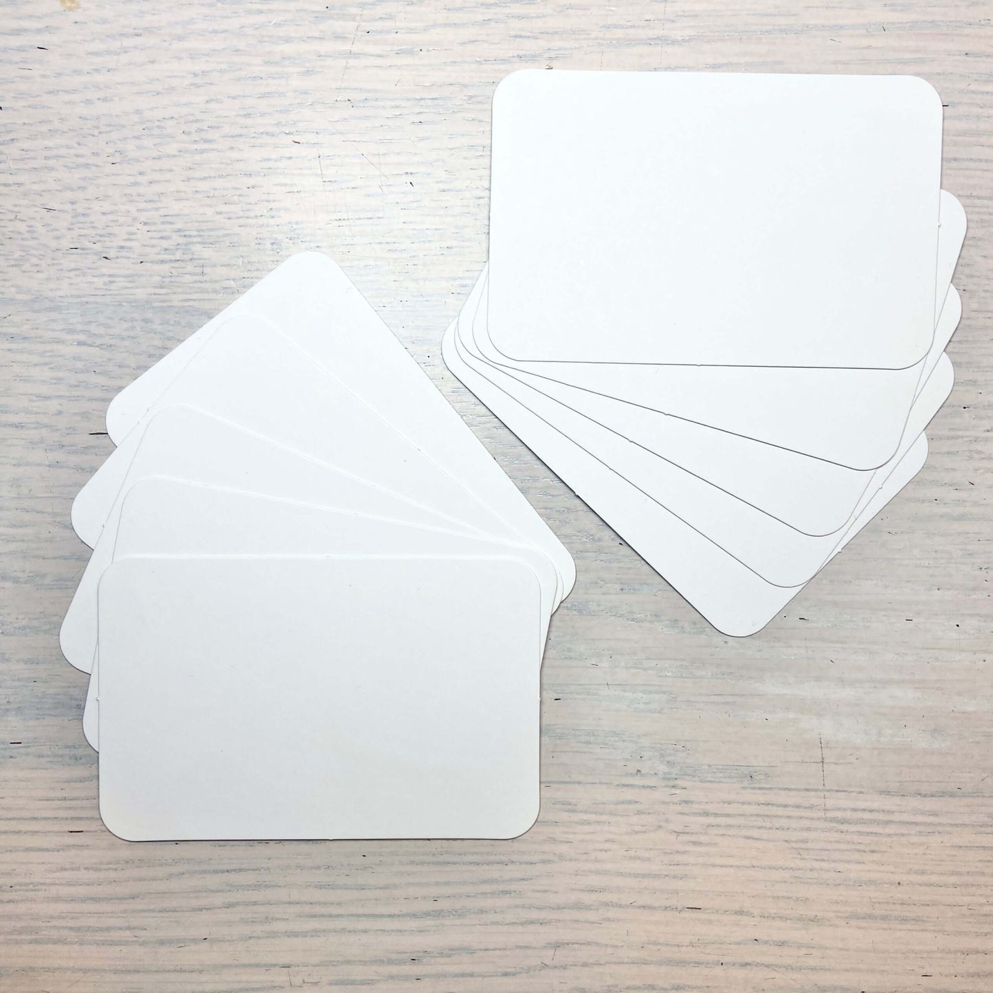 Set van 10 blanco cadeaukaartjes