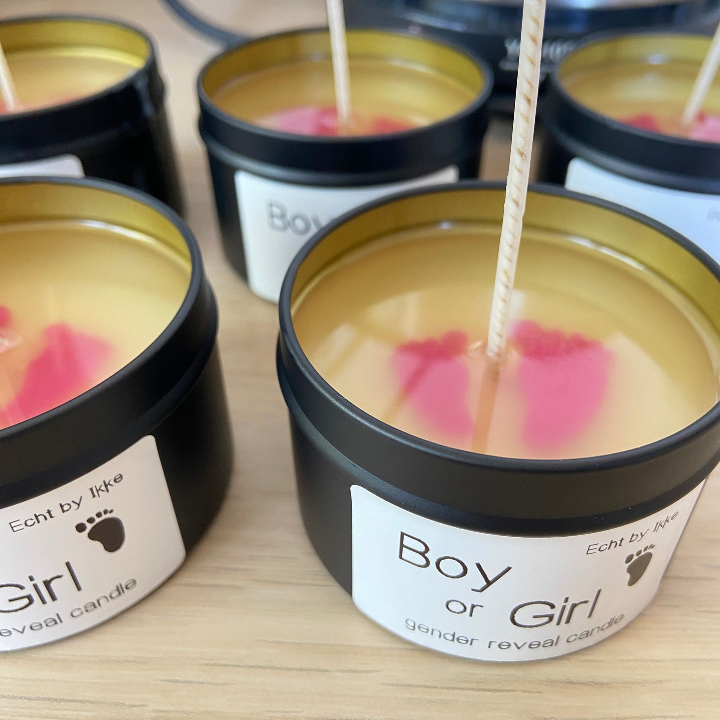Gender reveal geurkaars