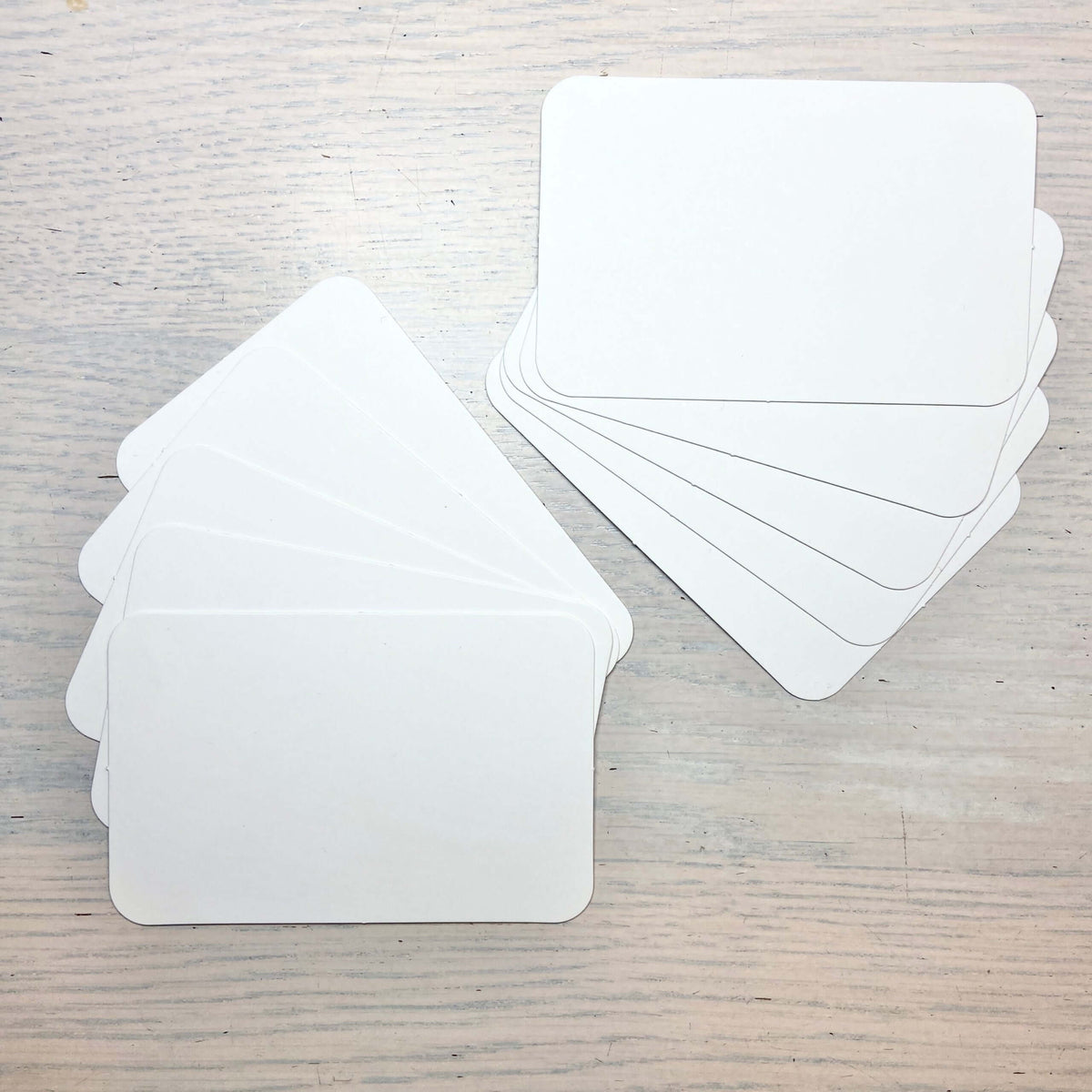 Set van 10 blanco cadeaukaartjes