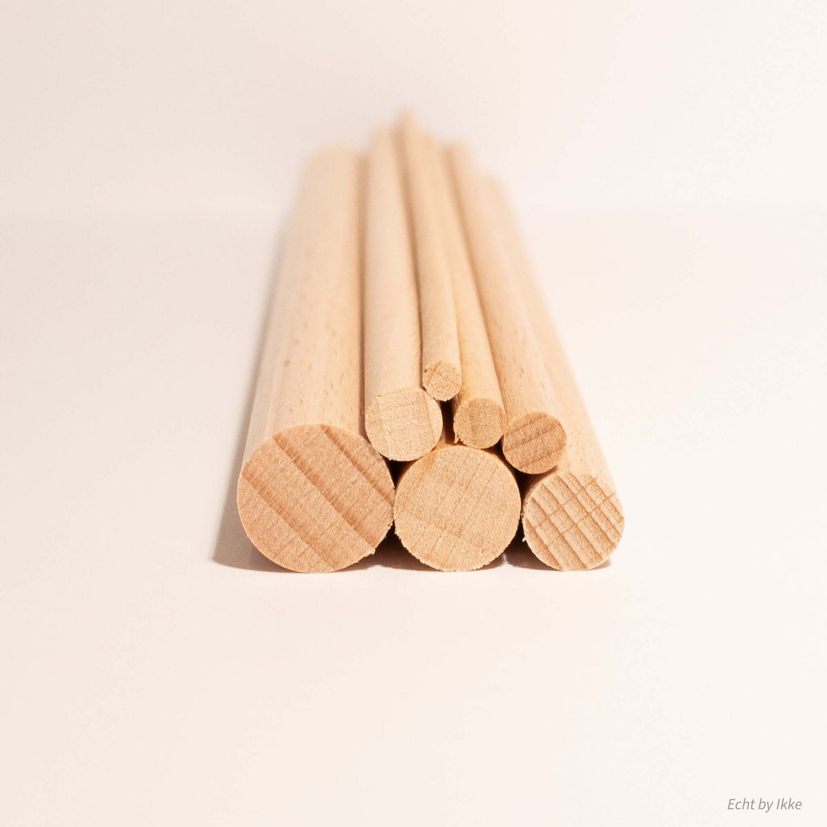 Houten stipstokjes set van 7